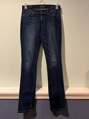 Lucky Brand Women's Brooke Straight Blue Jeans Premium Italian Stretch Sz 6/28